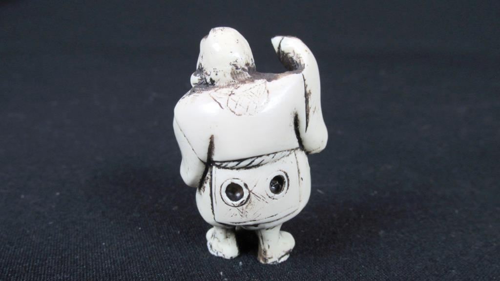 (5) Small Carved Wood Figurines - O