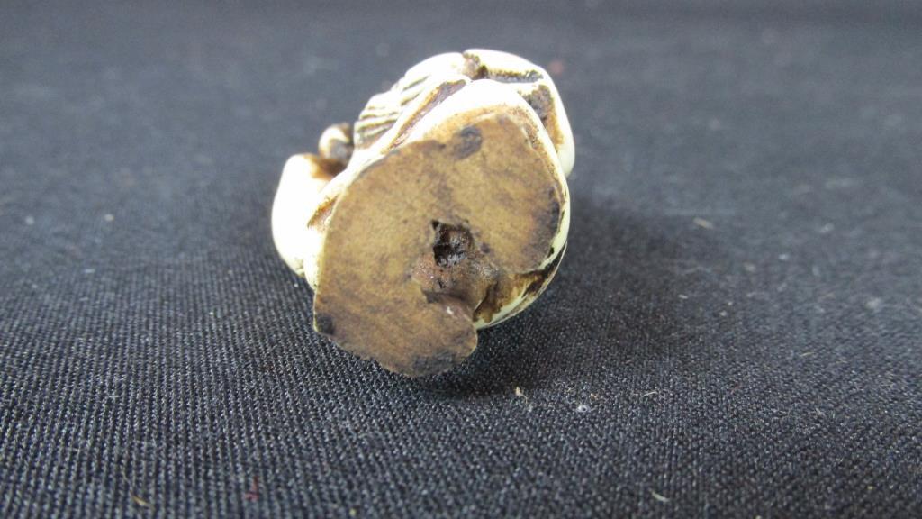 (5) Small Carved Wood Figurines - O