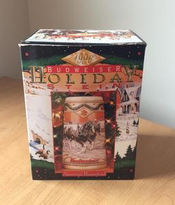 1996 Budweiser Holiday Stein