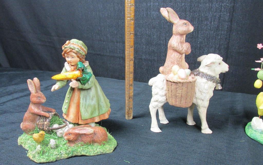 (4) Bethany Lowe Easter Designs Figurines - DR
