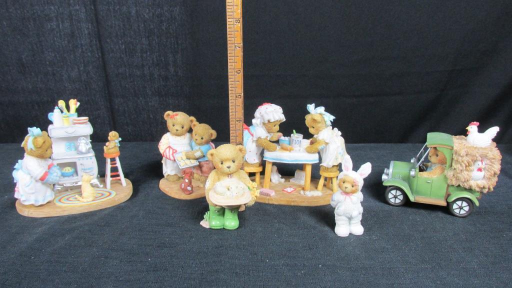 (6) Cherished Teddies Figurines By Priscilla Hillman - DR