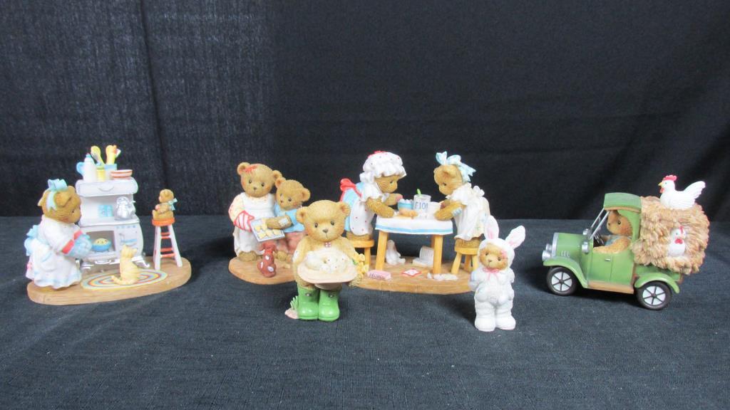 (6) Cherished Teddies Figurines By Priscilla Hillman - DR