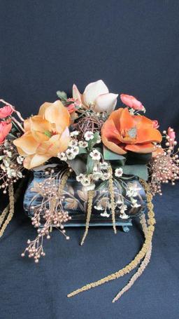 (2) High End Faux Floral Arrangements - DR