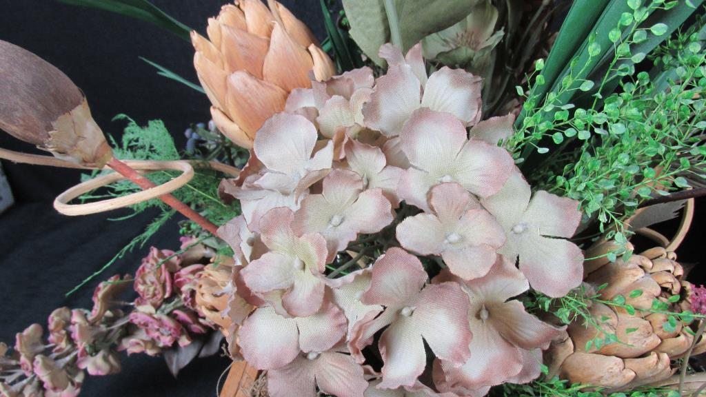 (2) High End Faux Floral Arrangements - DR