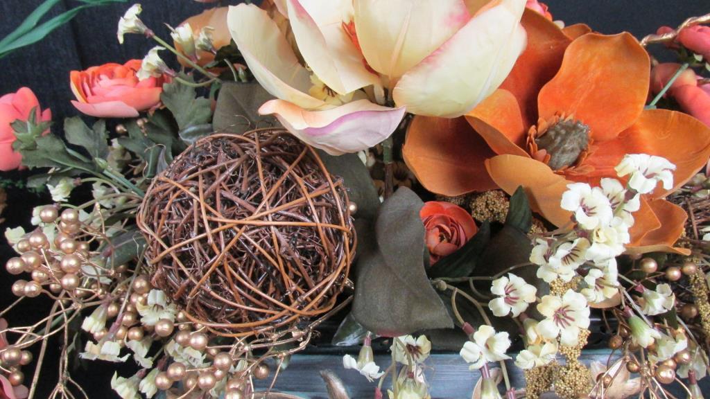 (2) High End Faux Floral Arrangements - DR