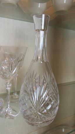 Crystal Stemware & Crystal Decanter - DR