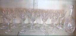 Crystal Stemware & Crystal Decanter - DR