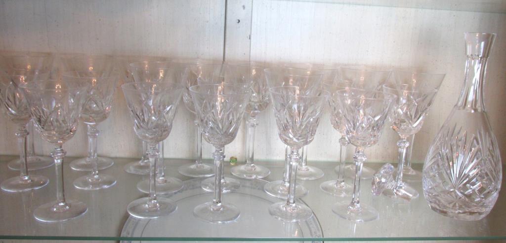 Crystal Stemware & Crystal Decanter - DR