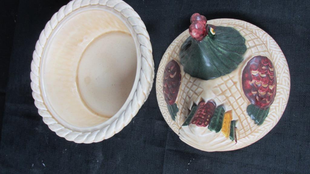 Metlox Poppytrail 16-Piece Rooster Serving Set - SR