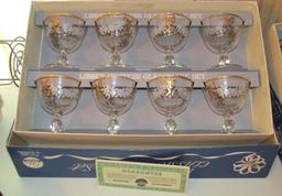 Libbey Glass Set Of Eight Champagne Glasses