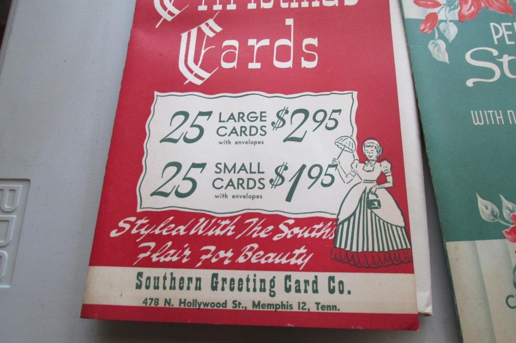 Assorted Christmas Card Advertisements