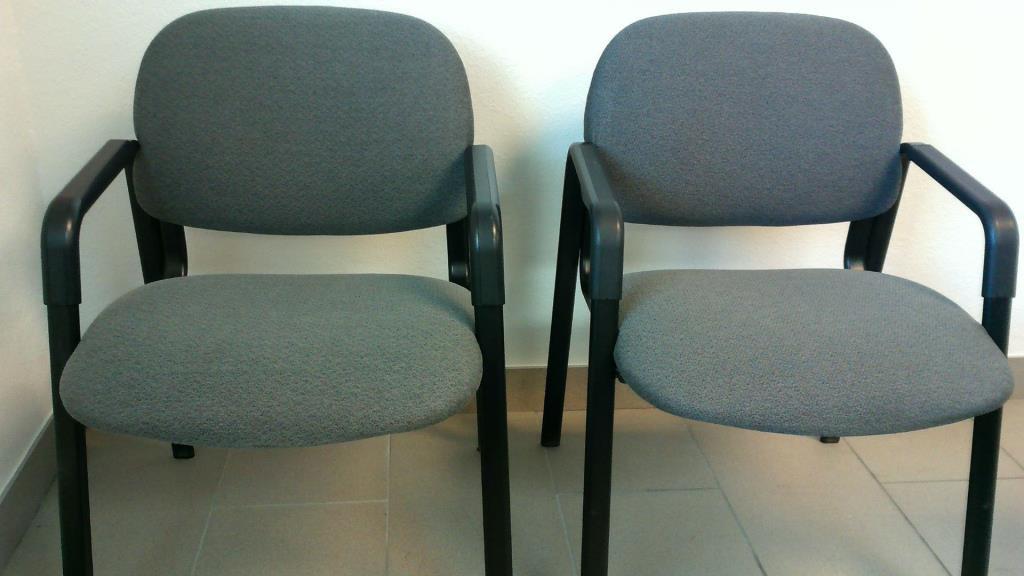 (2) Grey HON Chairs