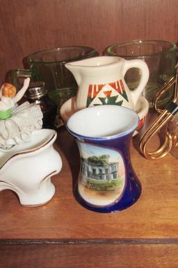 Depression Glass, Punch Bowl, & Servingware