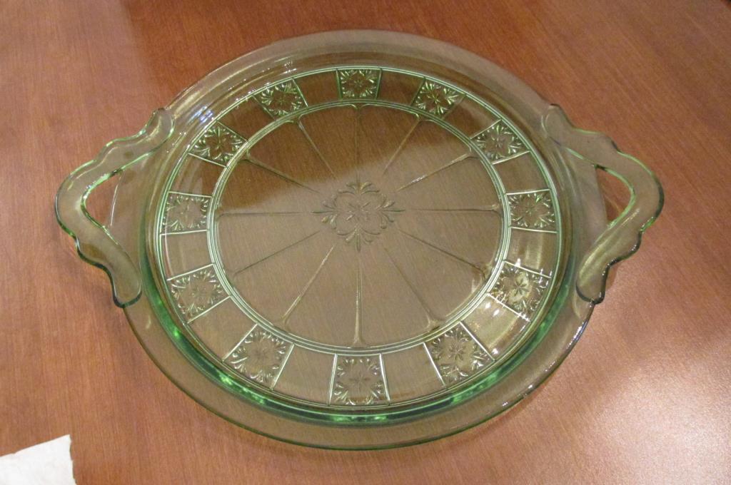 Depression Glass, Punch Bowl, & Servingware