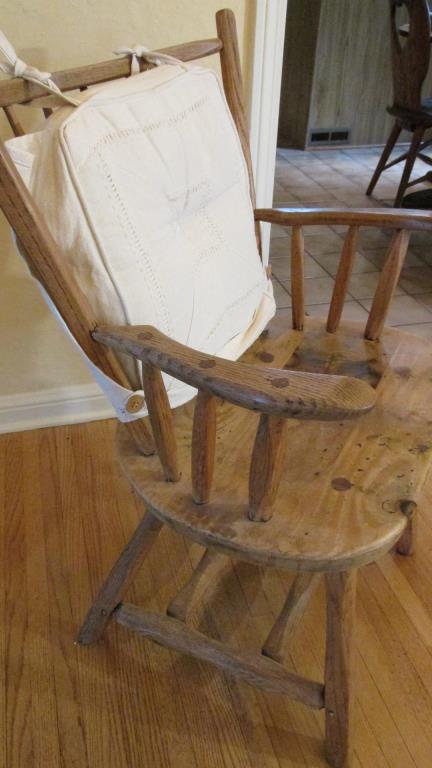 Handmade Oak & Maple Chair - DR