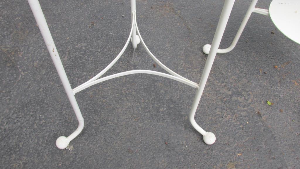 (2) Metal Plate Display Stands - G