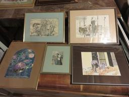 (5) Impressionism Prints - B