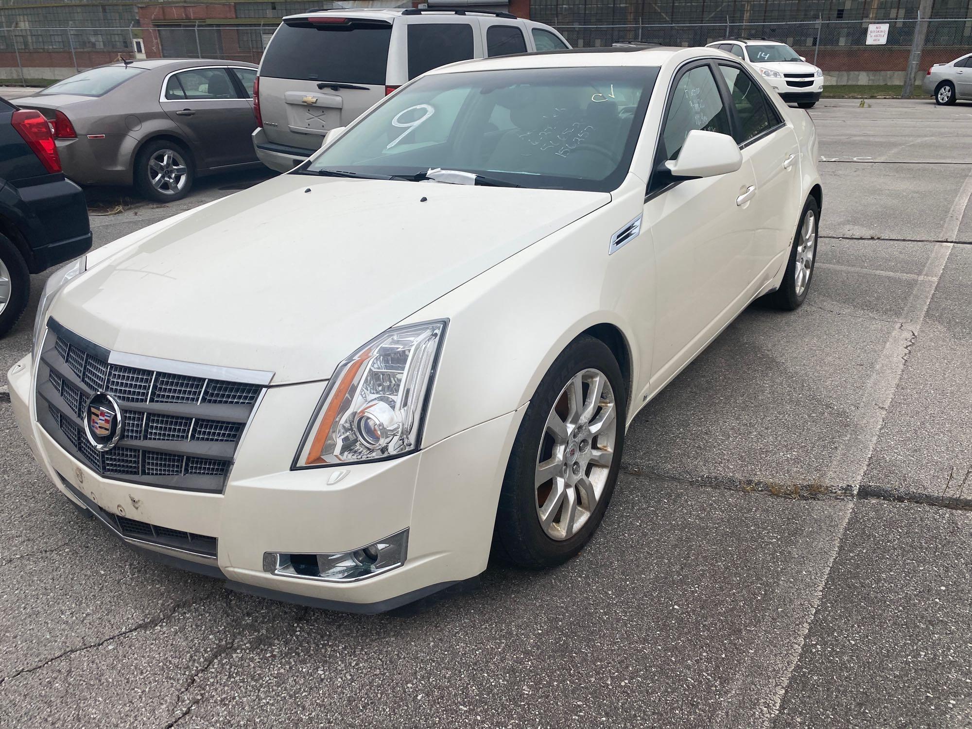 2008 White Cadillac CTS