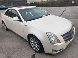 2008 White Cadillac CTS