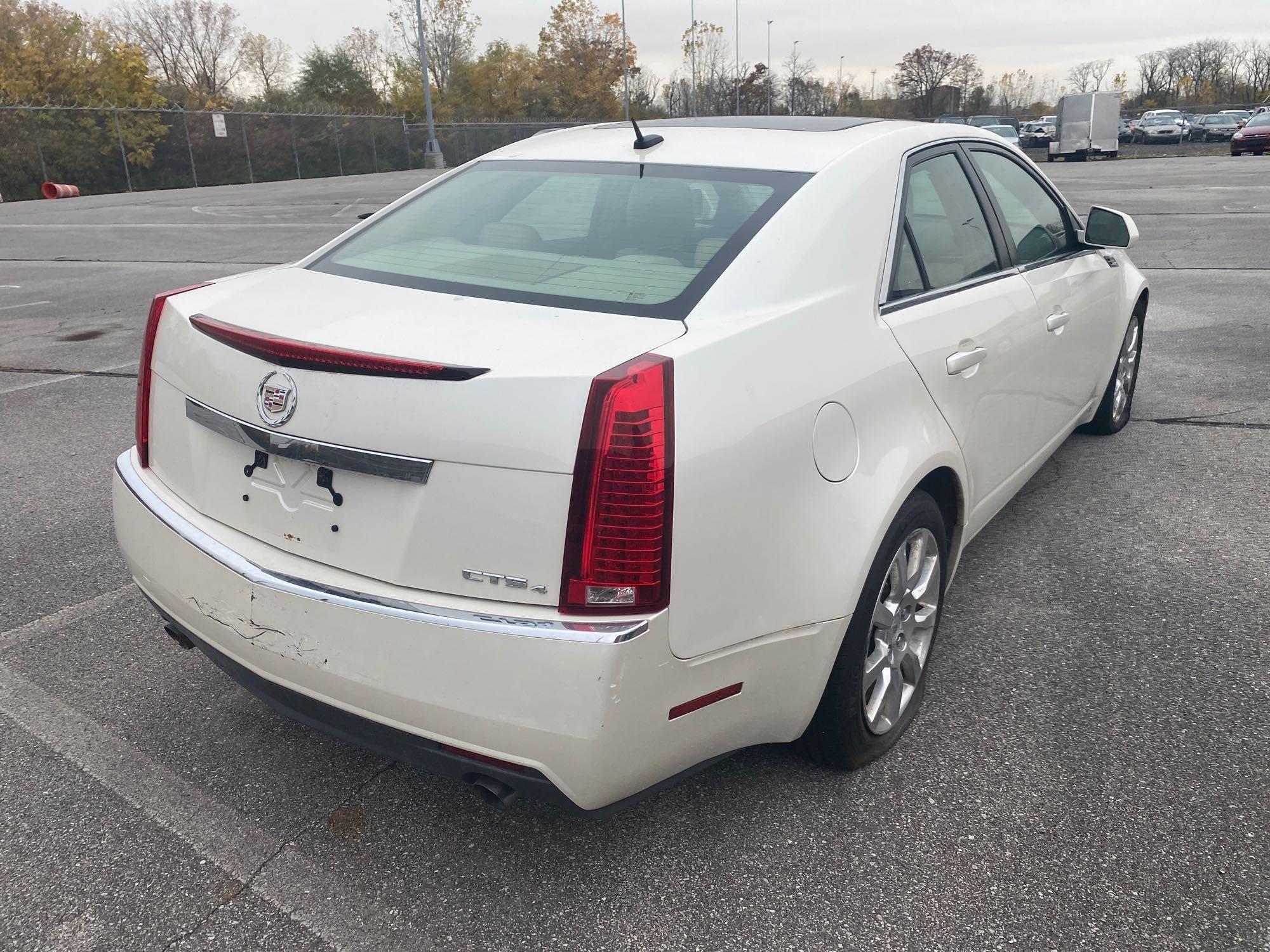 2008 White Cadillac CTS