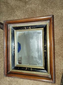 LR- (2) Framed Whistler's Mother and Mirror