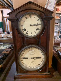 B- Ithaca Calendar Clock - H B Horton