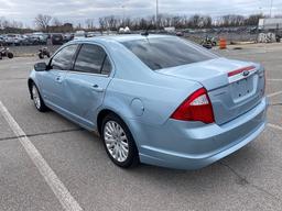 2010 Light Blue Ford Fusion Hybrid