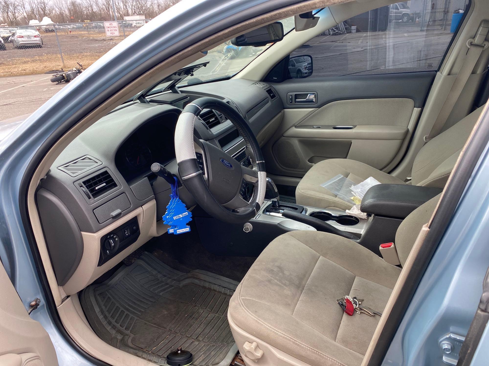 2010 Light Blue Ford Fusion Hybrid