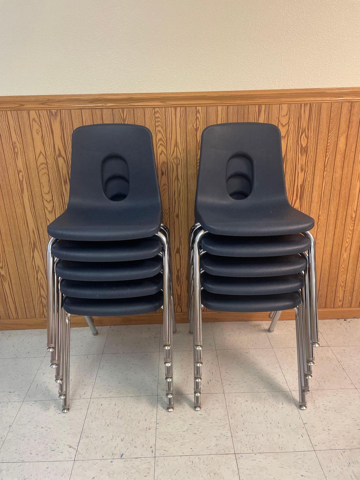 Library (L)- (10) Academia Model 129 Desk Chairs