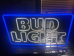 G- Bud Light Neon Lighted Sign