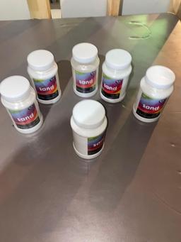 B- (6) 1.5 LBS Bottles Of Playsand