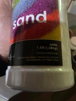 B- (6) 1.5 LBS Bottles Of Playsand