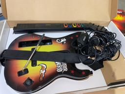 B- Wii Guitar Hero World Tour Set