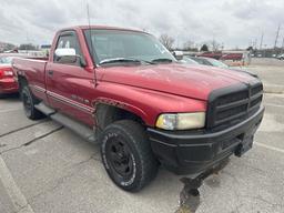 1997 Maroon Dodge Ram Pickup