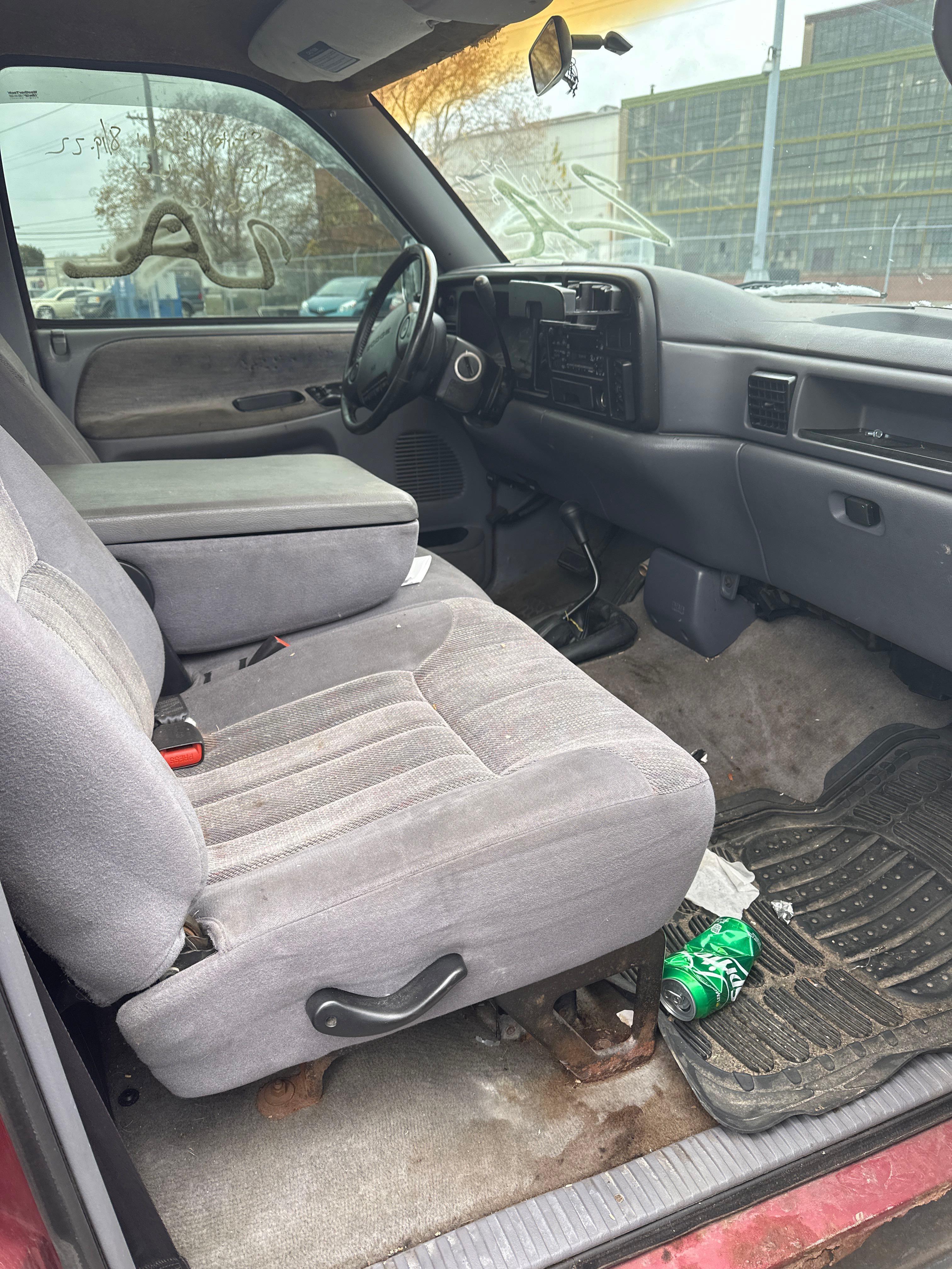 1997 Maroon Dodge Ram Pickup