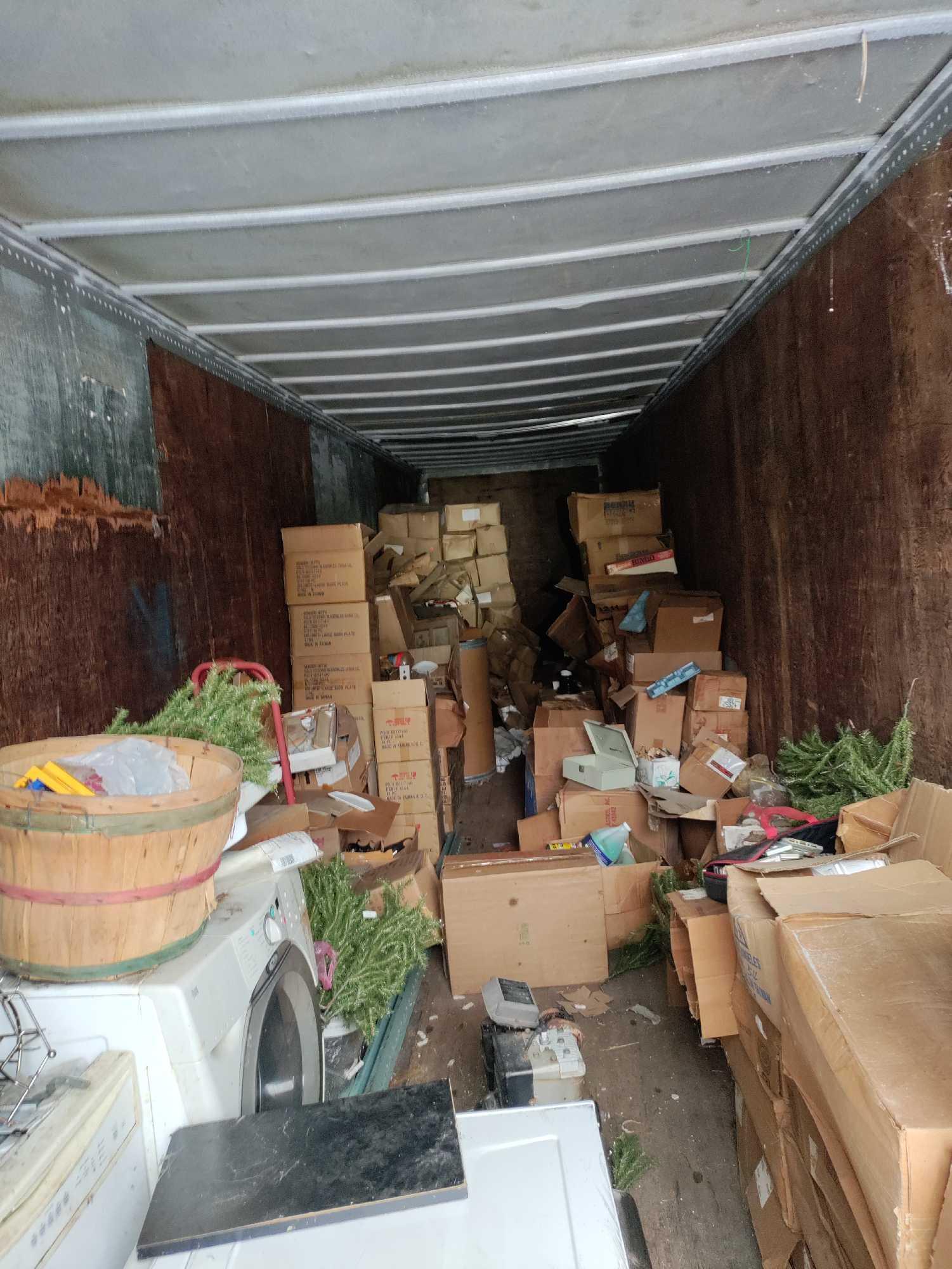 Outside- Titled Semi Trailer and Contents