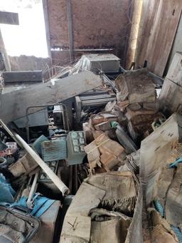 Front Garage (FG))- Large Lot of Dishes and Shrink Wrapping Machines