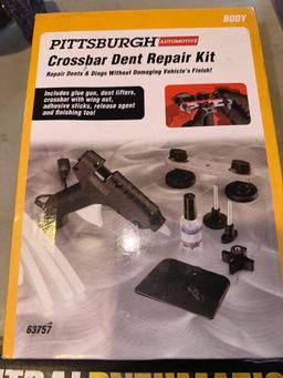 G- Pittsburgh Crossbar Dent Repair Kit and Central Pneumatic Nailer/Stapler