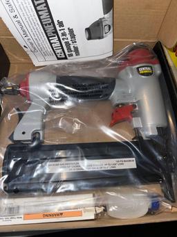 G- Pittsburgh Crossbar Dent Repair Kit and Central Pneumatic Nailer/Stapler