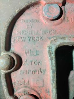 G2- Merrill Bros. 4 Ton Steel Plate Lifter