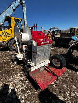 Hydraulic power unit cable puller
