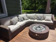 Sectional Patio Furniture with Custom Made Cover