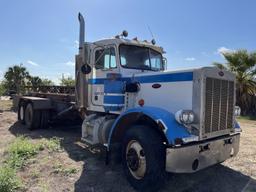 Peterbilt 359 Roll off Truck with (2) Dumpsters