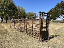 24' Freestanding Lead Up Alley with Slide