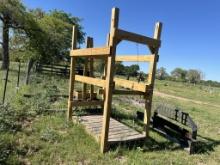 Wooden Dairy Cow Stanchion