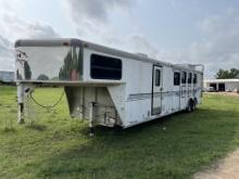 2005 S&H 32' x 7' 4H Living Quarters Horse Trailer