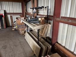 Rack, Shelving Parts, Contents