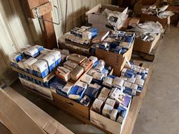 Pallet of Engine Controls, Switches, Misc Parts