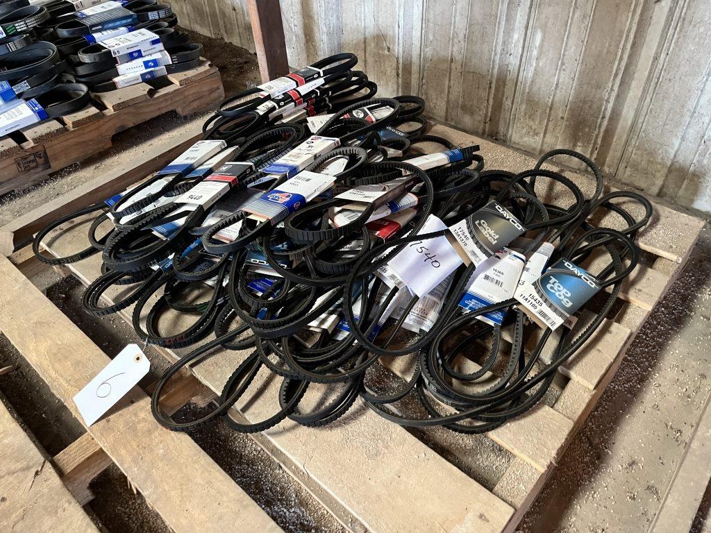Small Pallet of Belts