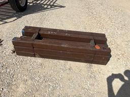 (13) 4" x 4" Sq Tubing 1/4"